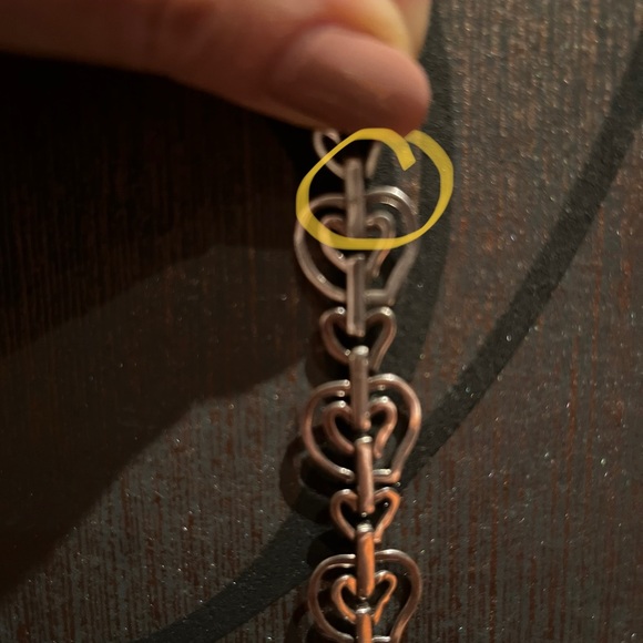 Unique sterling silver Swarovski Crystal bracelet (worn once) no box - Picture 3 of 3